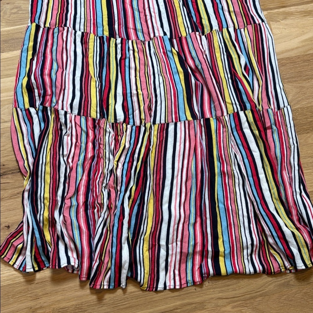 Uncle Frank Multicolor Striped Flowy Dress Women’s S - Picture 13 of 13